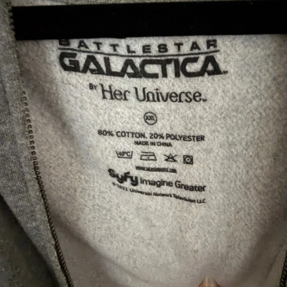 Her Universe Battlestar Galactica Zip Up Hoodie - Picture 3 of 4